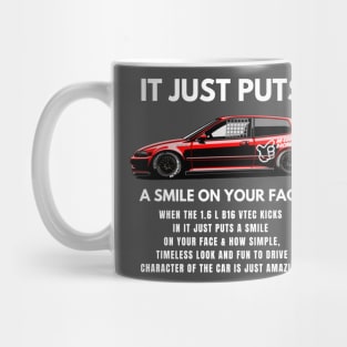 It just puts a smile on your face - B16 Vtec Mug